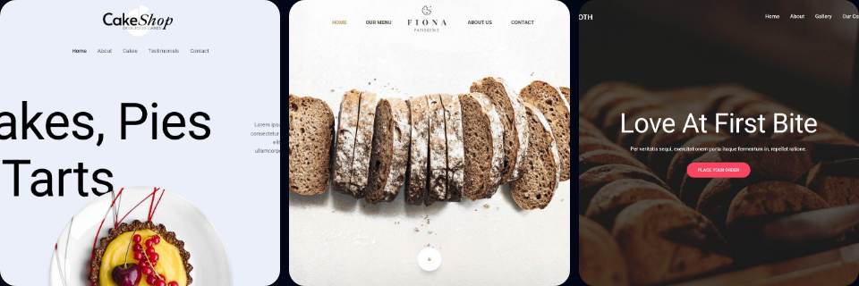 Cafe desktop collage