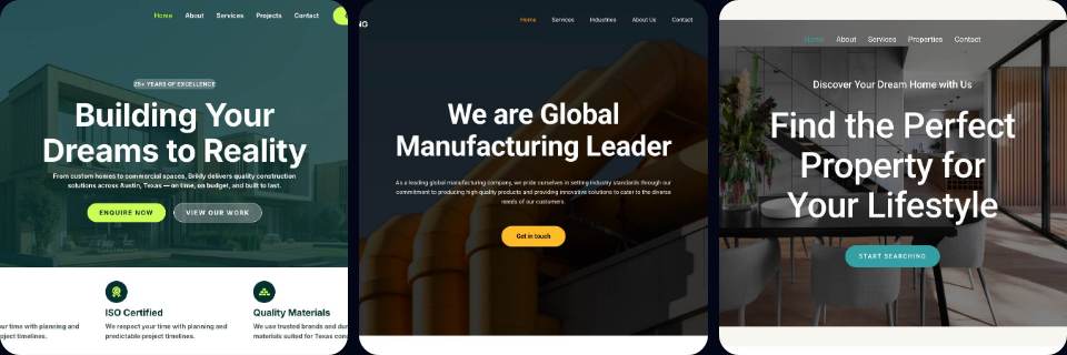 Construction desktop collage