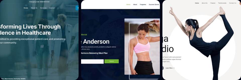 Dentist desktop collage