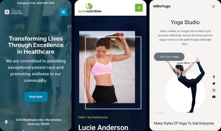 Dentist mobile collage