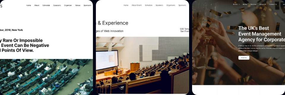 Event desktop collage