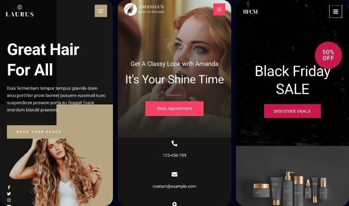 Fashion mobile collage