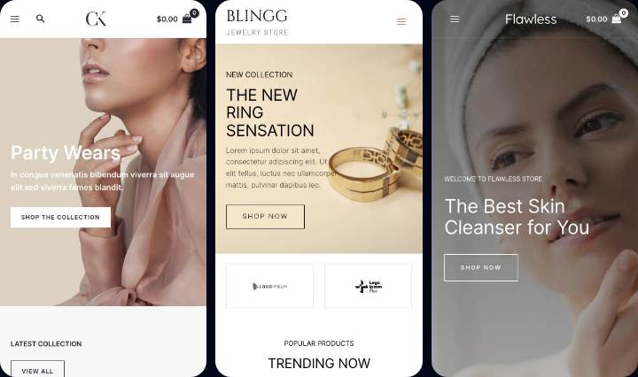 Mom & Pop Shops mobile collage