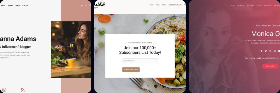 Restaurants desktop collage