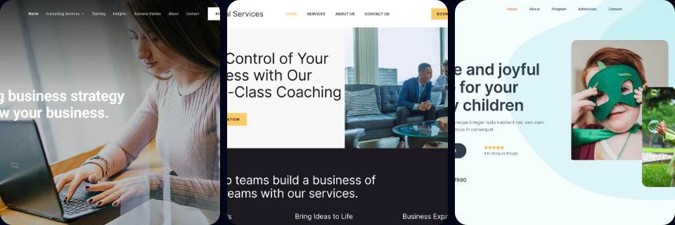 School & College desktop collage