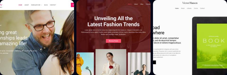 Media & Publishing desktop collage