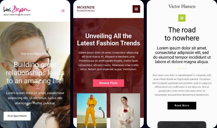 Media & Publishing mobile collage