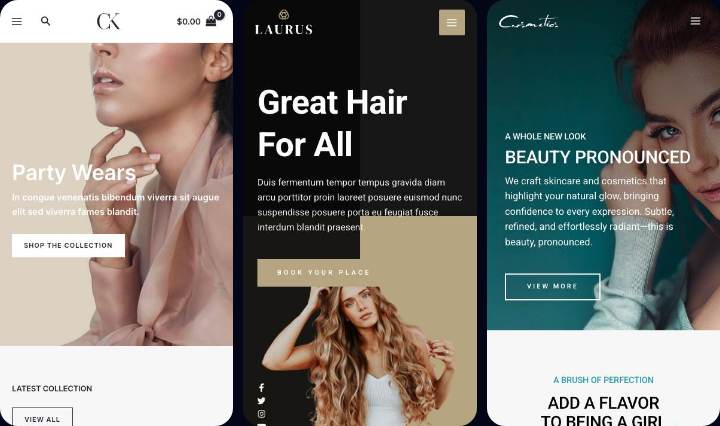 Retail & Lifestyle mobile collage