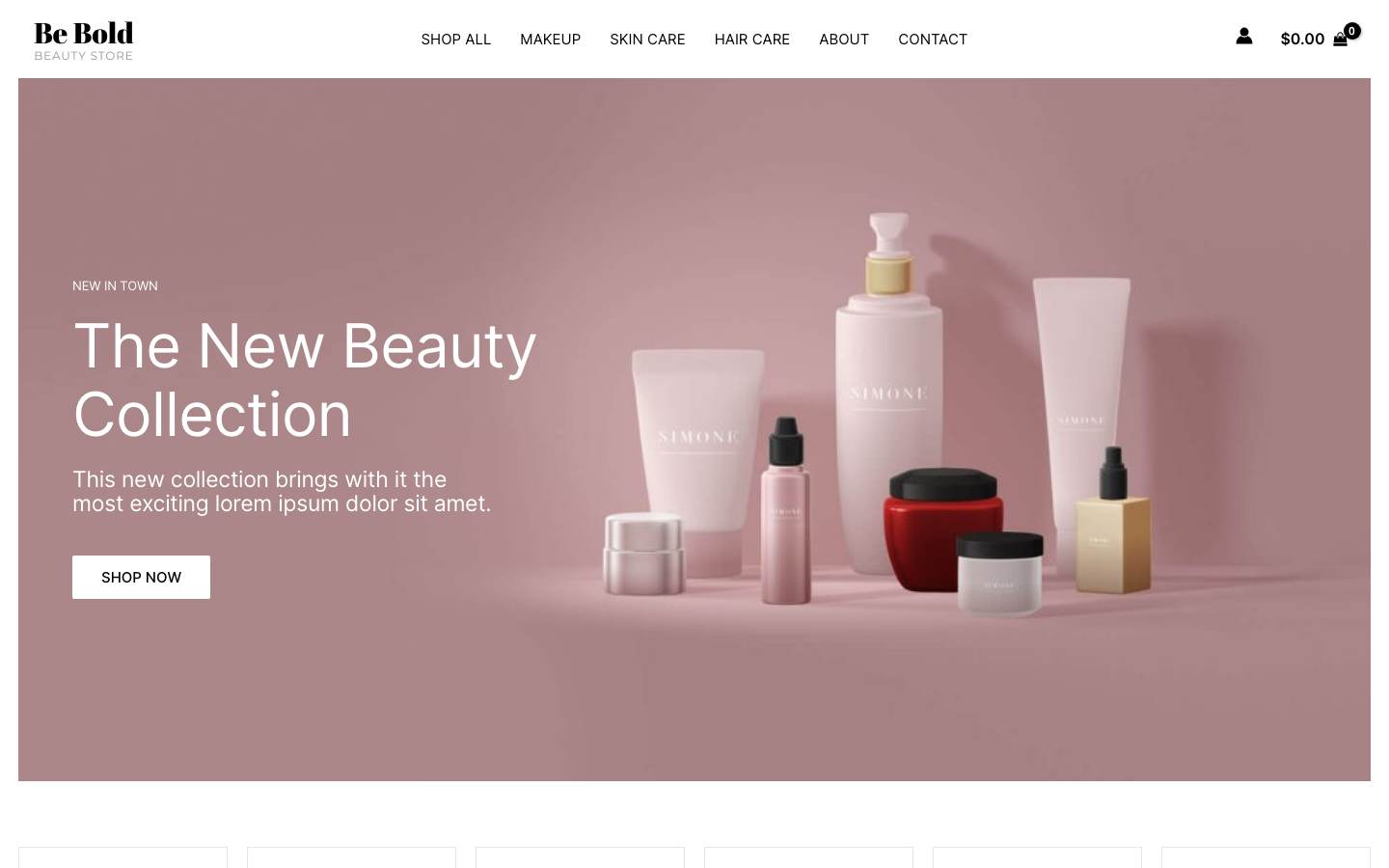 Be Bold desktop preview