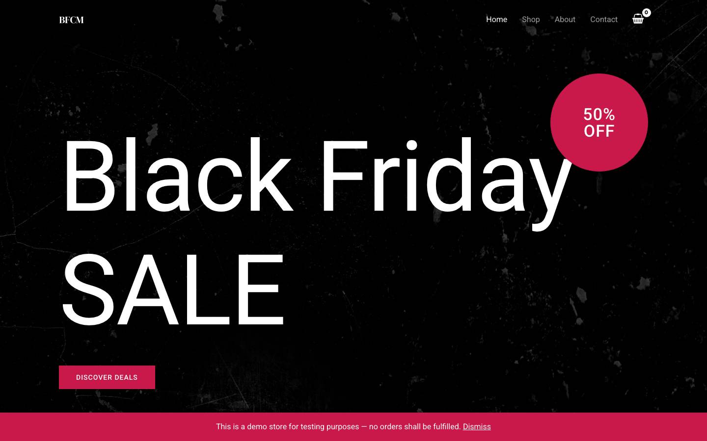 Black Friday desktop preview