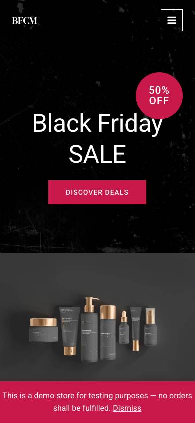 Black Friday mobile preview