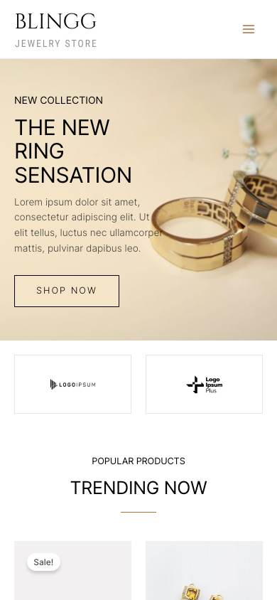 Blingg Jewelry mobile preview
