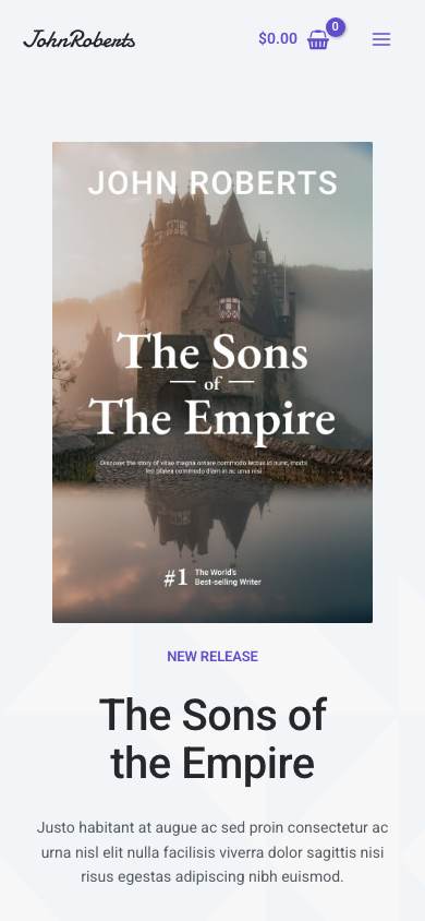 Book Store mobile preview