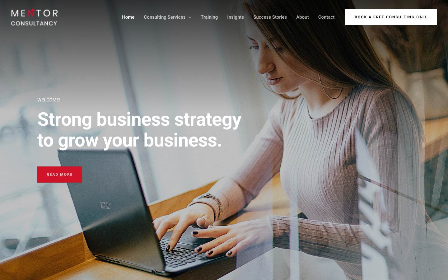 Business Consultancy Firm desktop preview