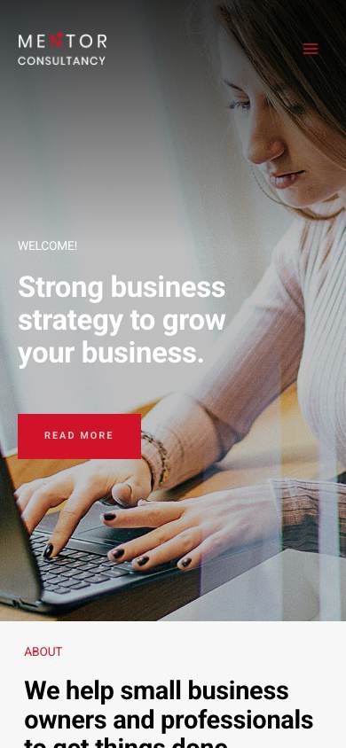 Business Consultancy Firm mobile preview