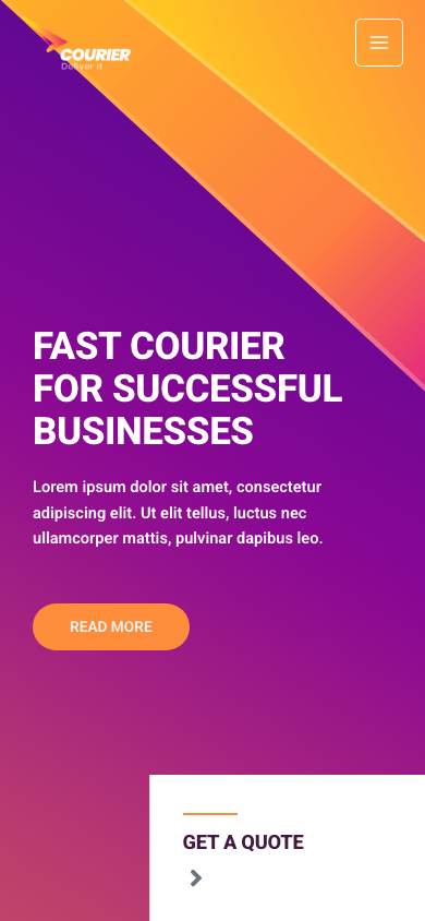Courier & Delivery Services mobile preview