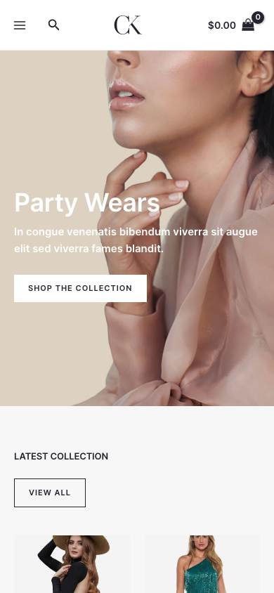 Fashion Designer mobile preview