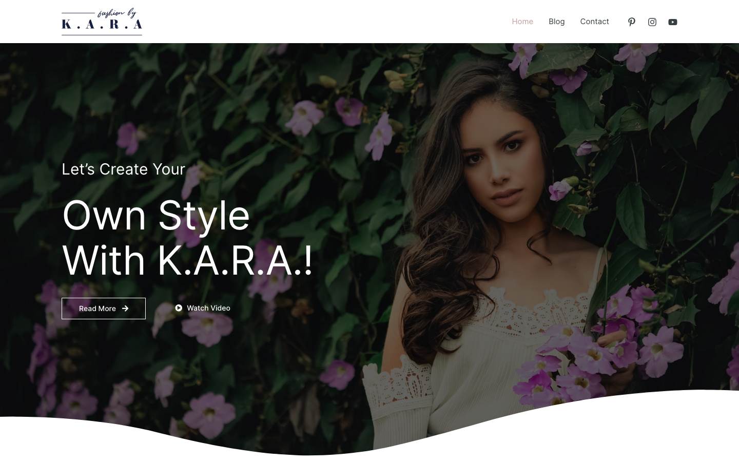 Fashion Lifestyle Blog desktop preview