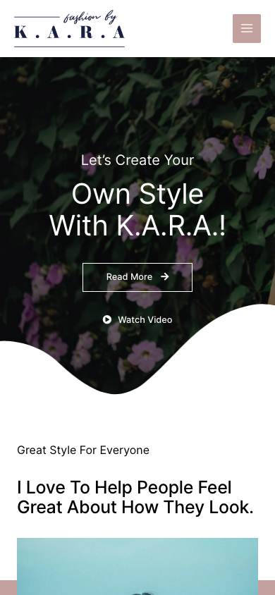 Fashion Lifestyle Blog mobile preview