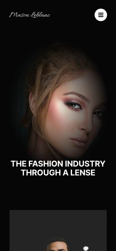 Fashion Photography Portfolio mobile preview