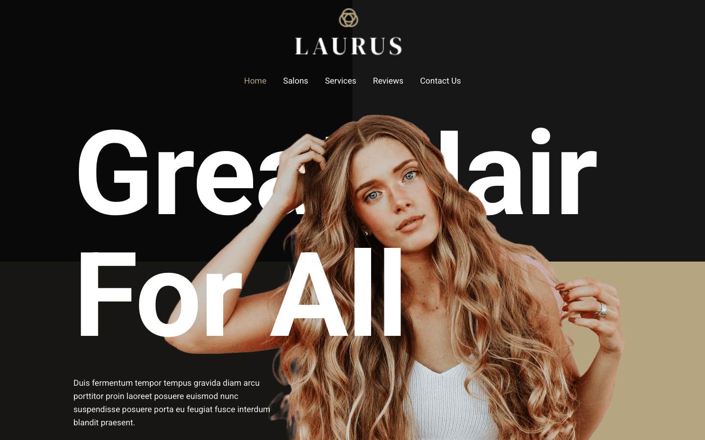 Hairdressers and Hair Salons desktop preview