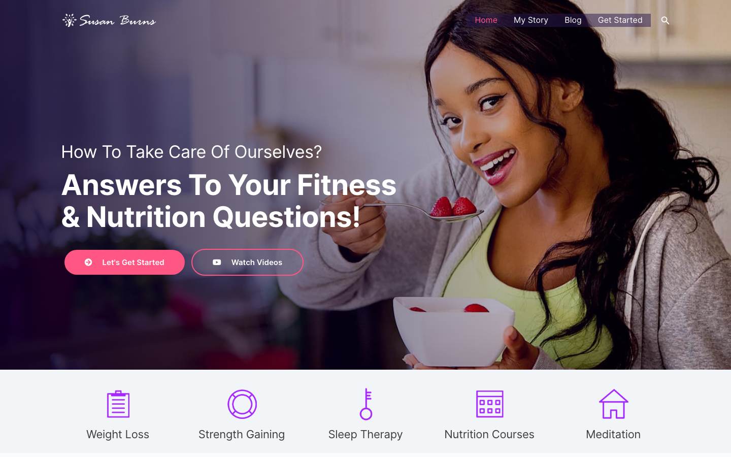 Health Coach desktop preview