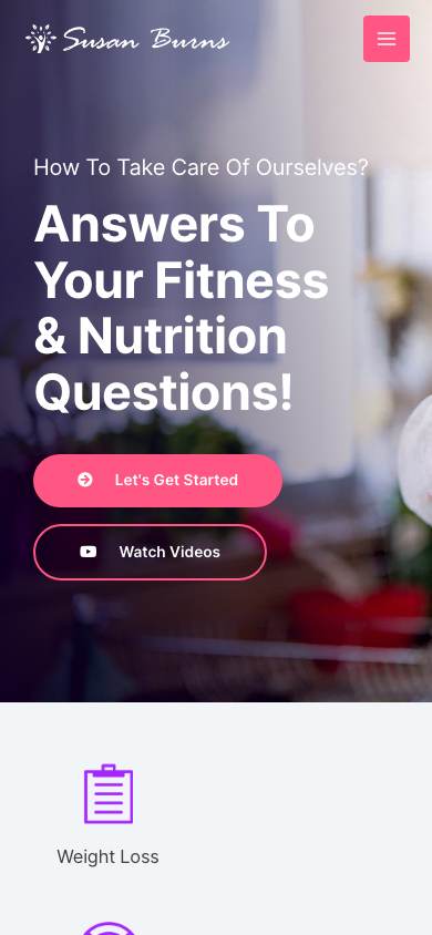 Health Coach mobile preview