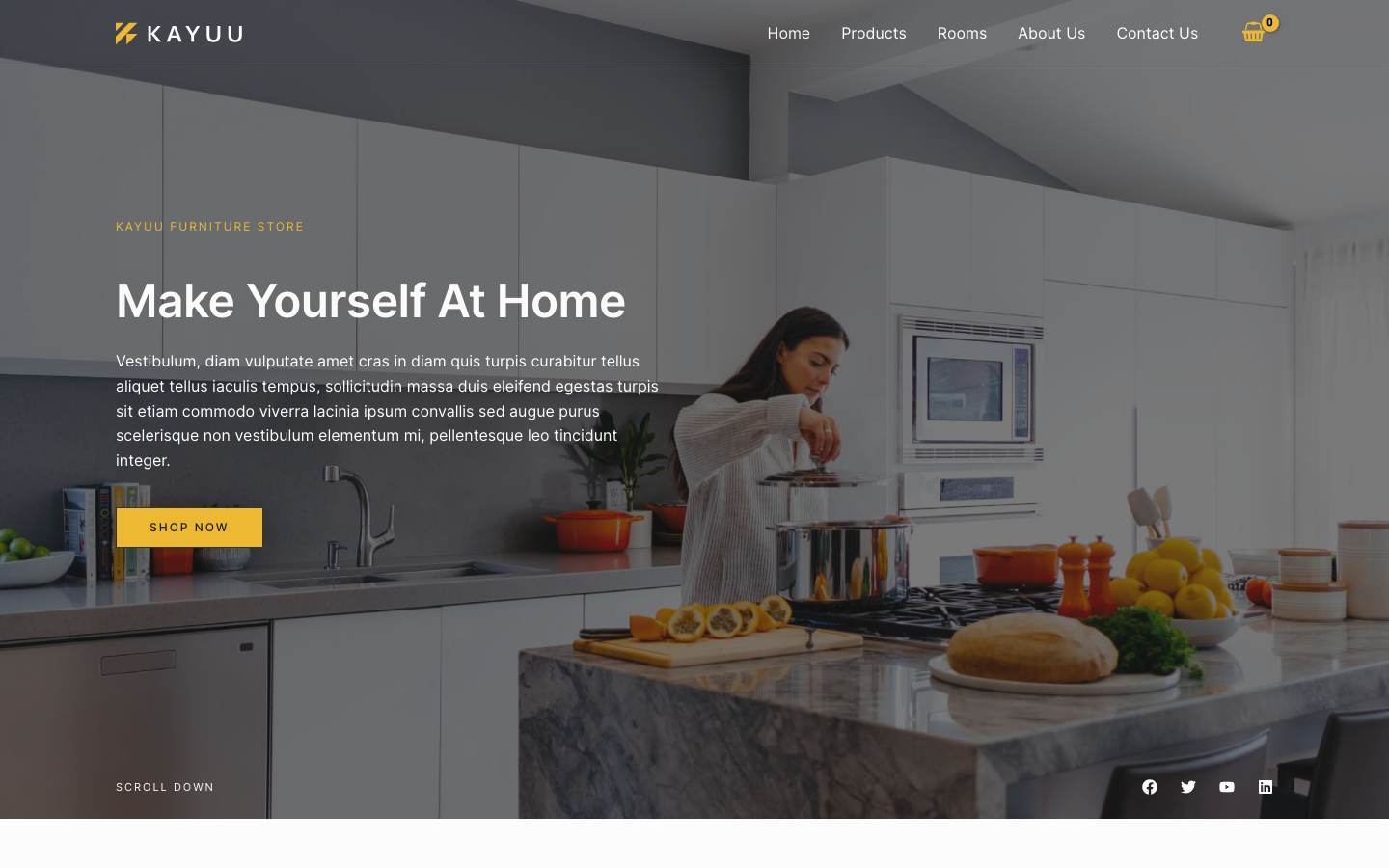 Online Furniture Store desktop preview