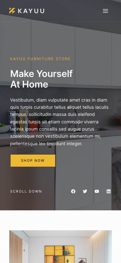 Online Furniture Store mobile preview