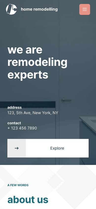 Home Remodelling mobile preview