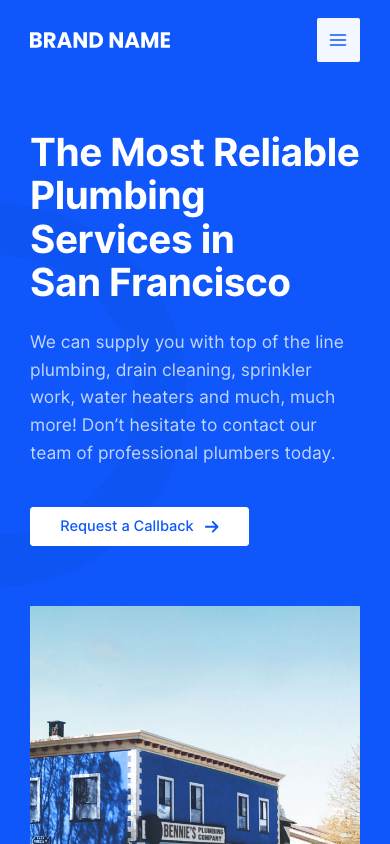 Local Business mobile preview