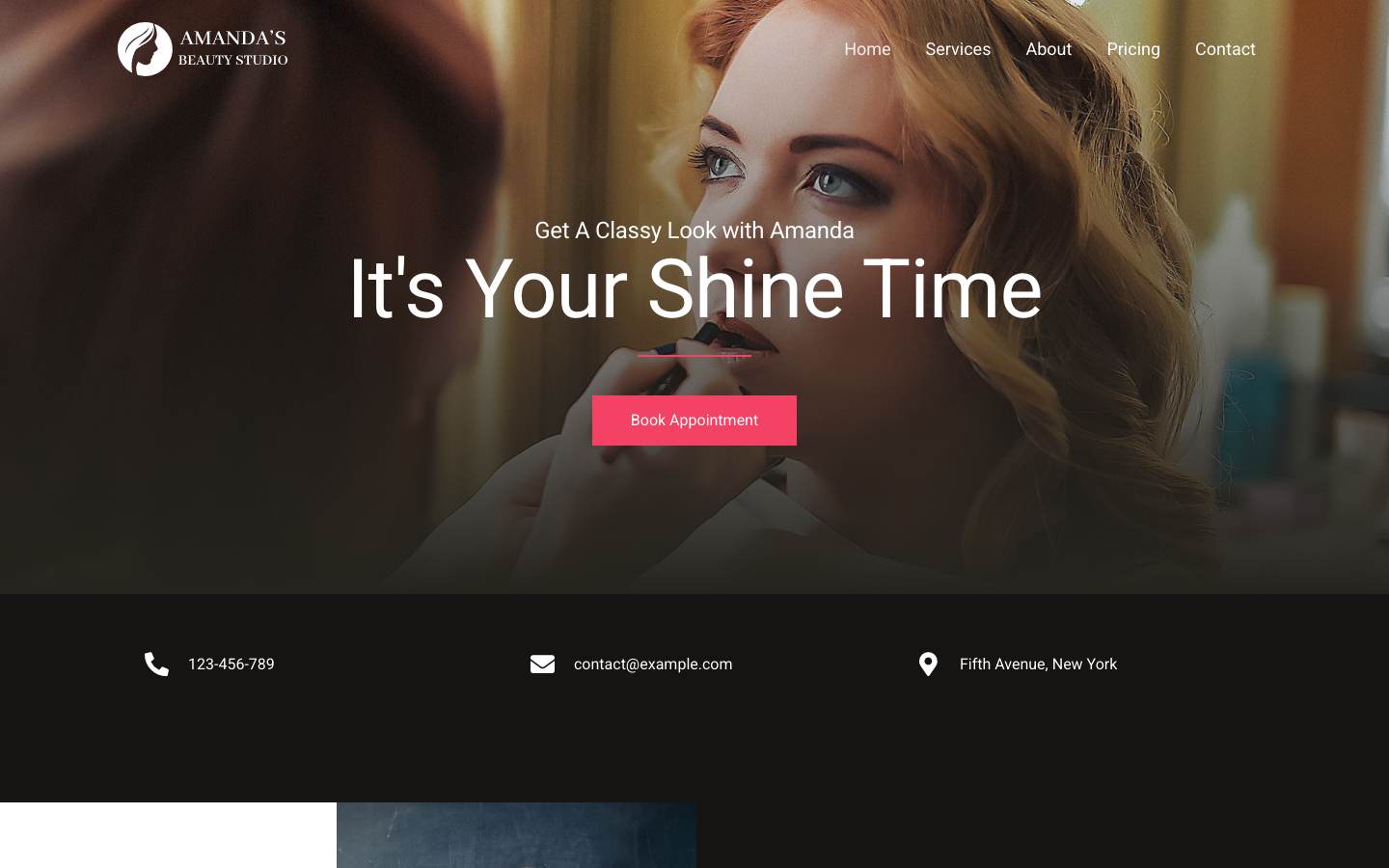 Makeup Artist Studio desktop preview