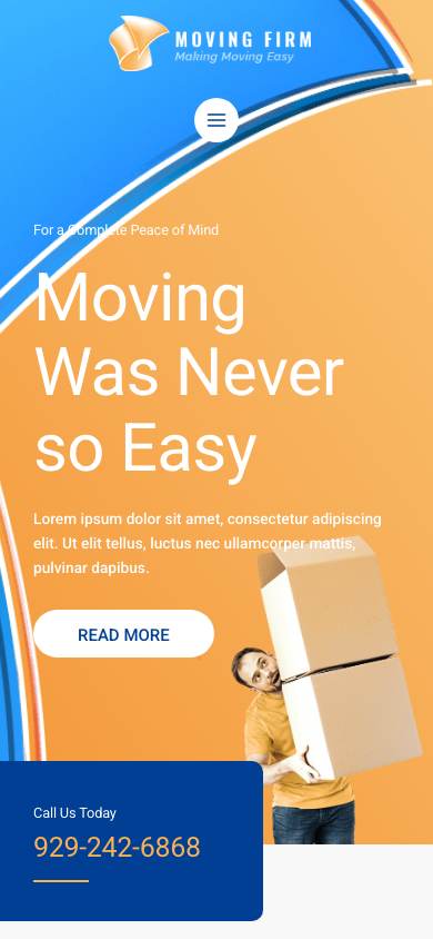 Moving Services mobile preview