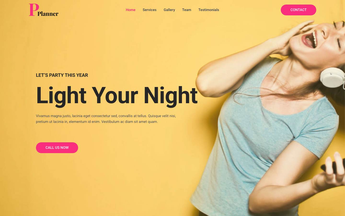 Party Planner desktop preview