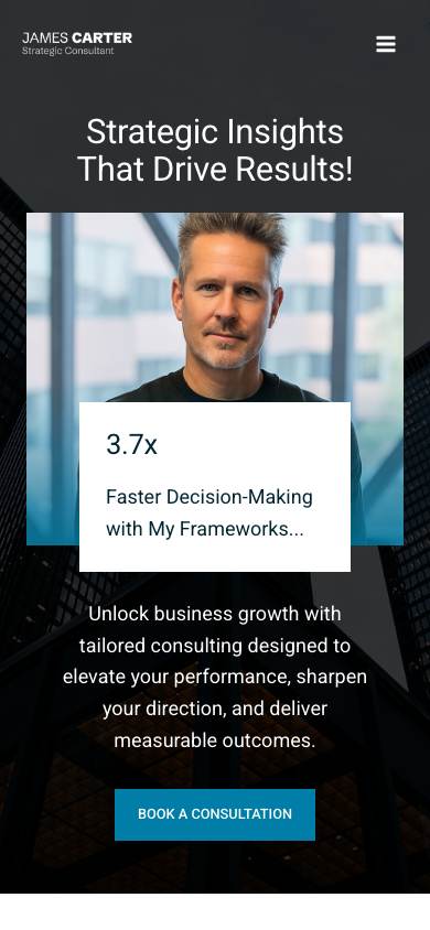 Professional Consultant mobile preview