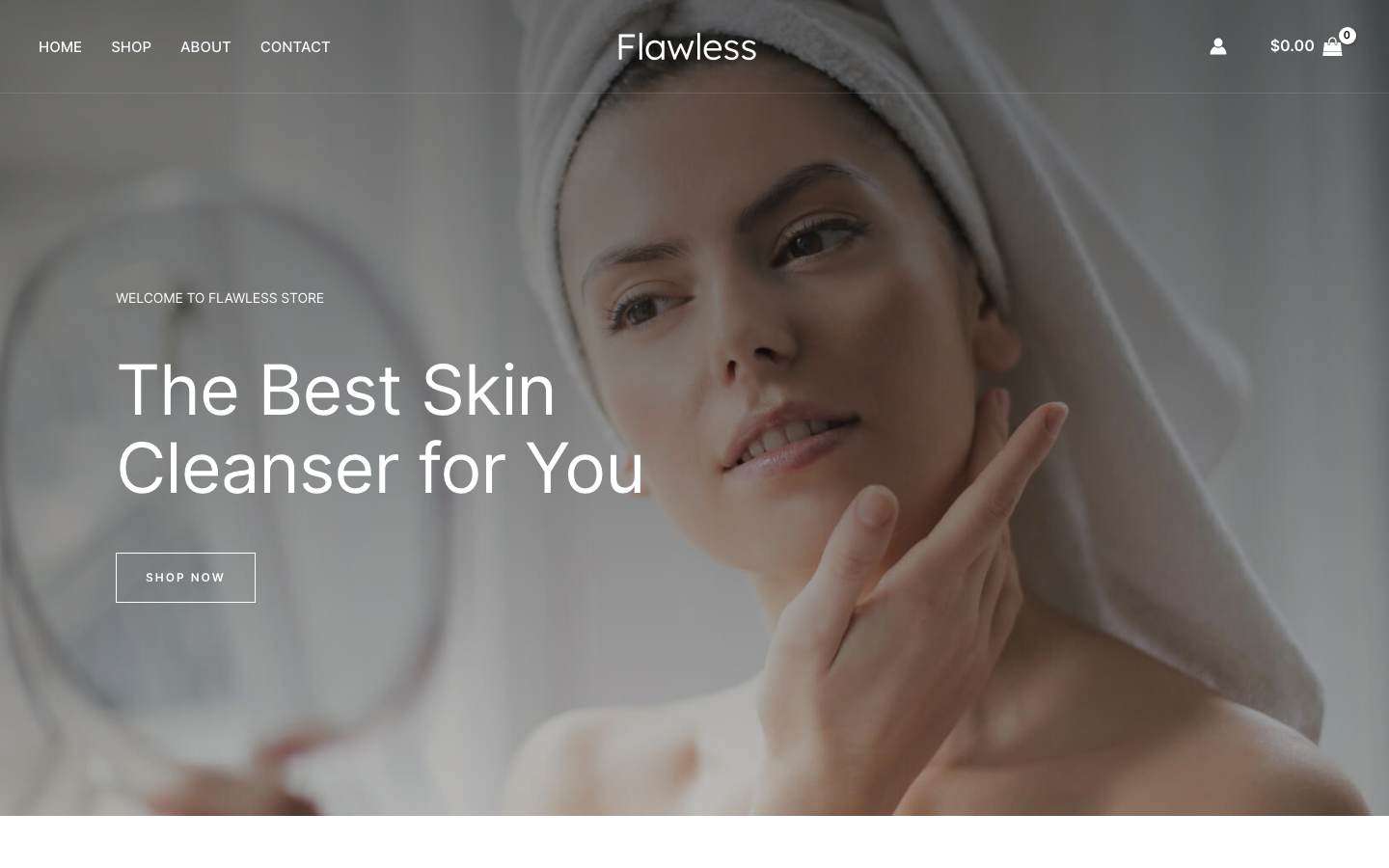 Skin Cleanser Store desktop preview