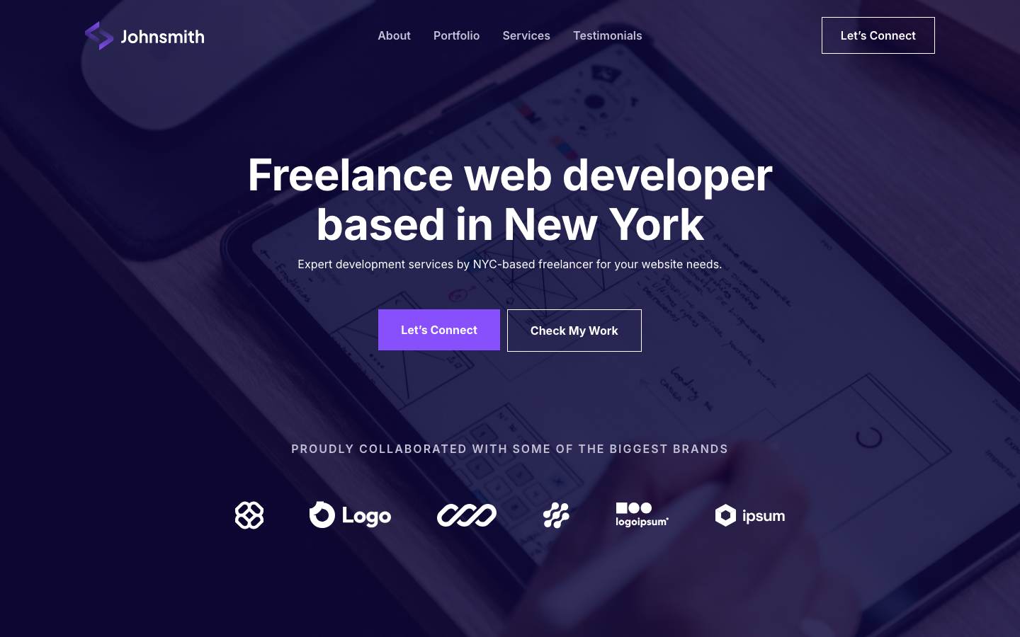 Web Developer desktop preview