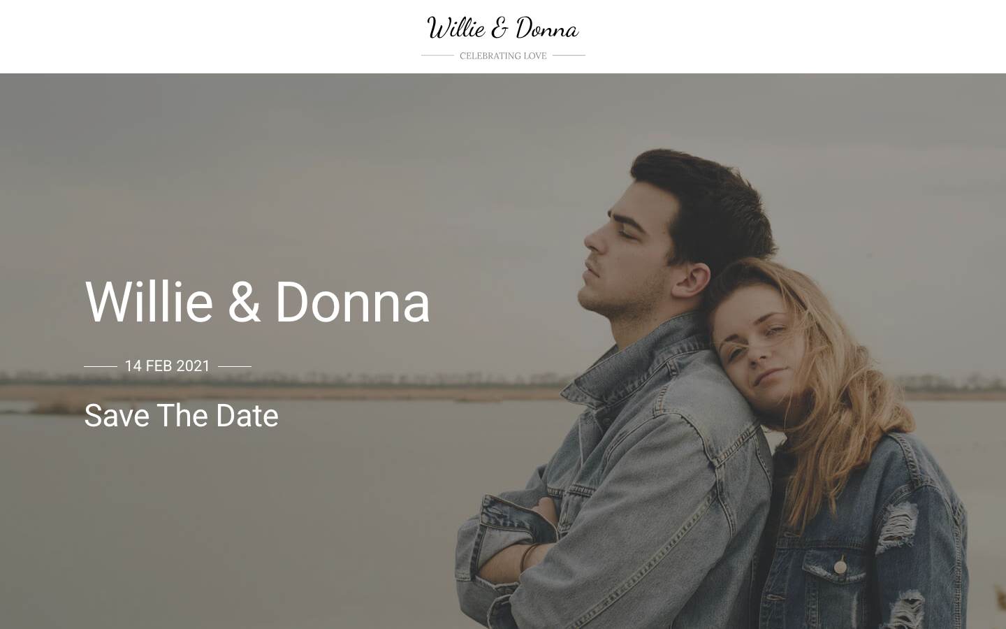 Wedding Invitation desktop preview