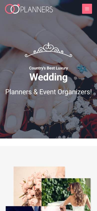 Wedding Planner mobile preview