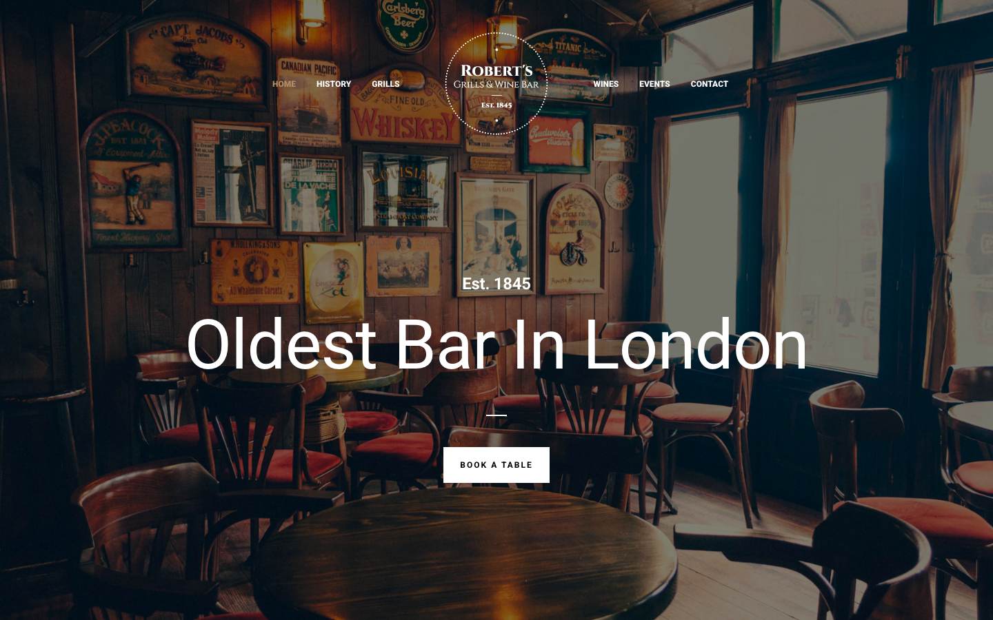 Wine Bar and Restaurant desktop preview