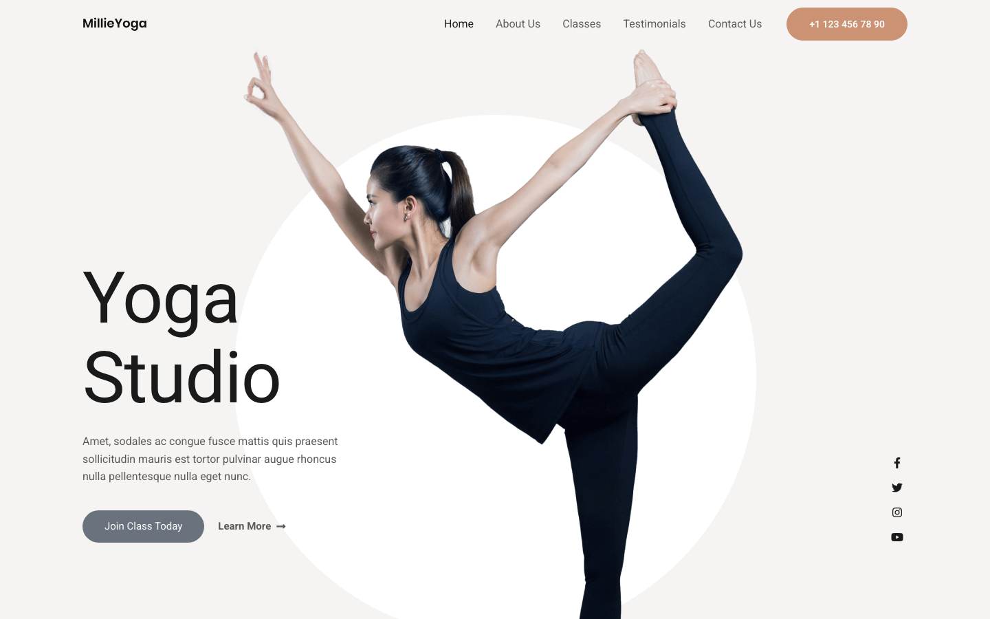 Yoga Studio desktop preview